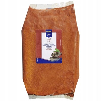 Metro Chef Paprika sladká mletá 1,1 kg velké balení