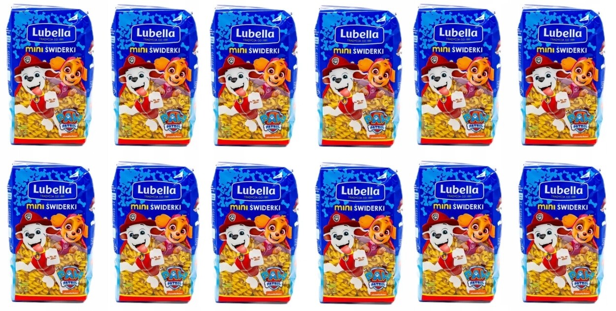 12 x 400 g Lubella Těstoviny Mini fusilli Karton