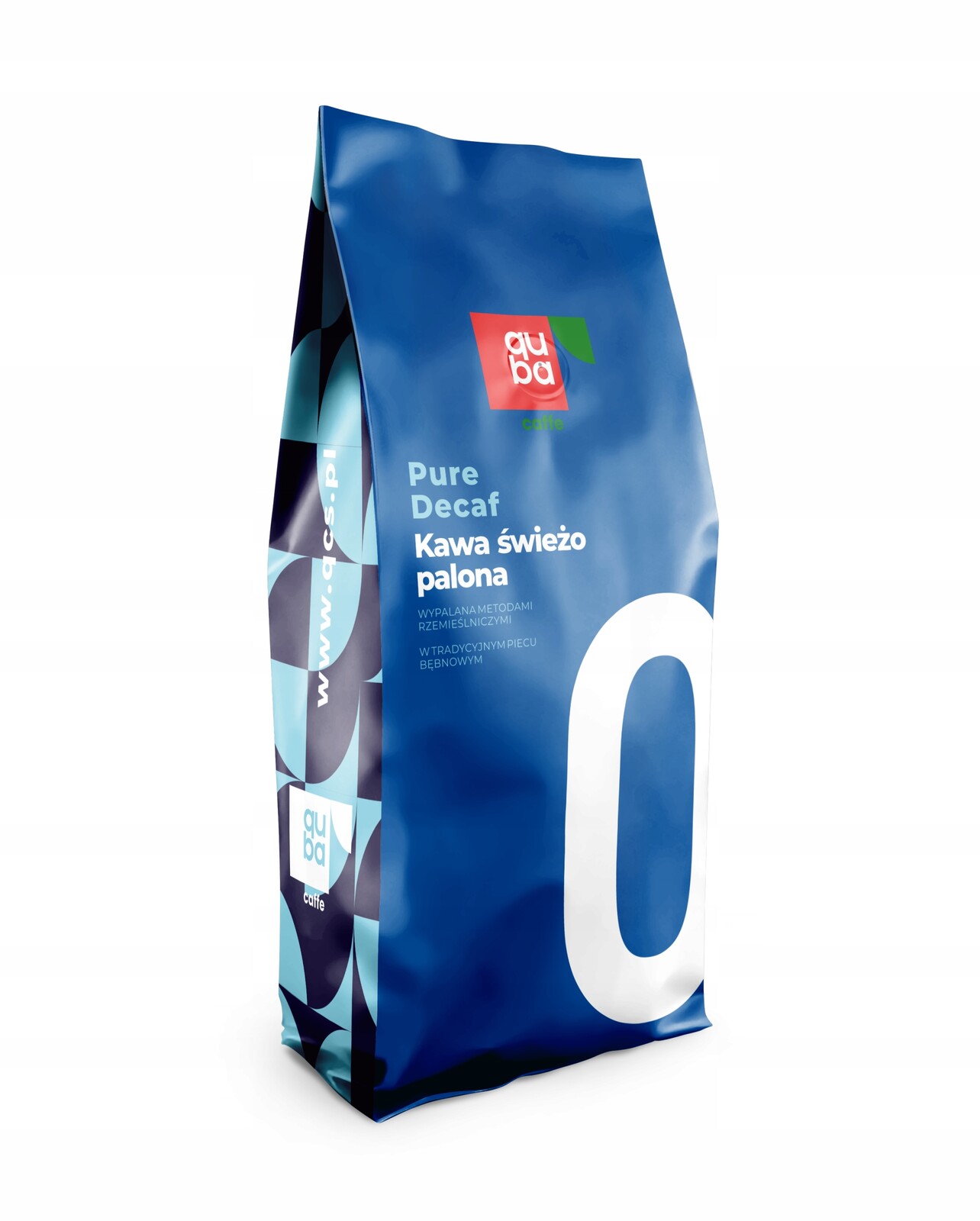 Káva zrnková Quba Caffe No. 0 Pure Decaf Bez kofeinu 1 kg Arabica 100%