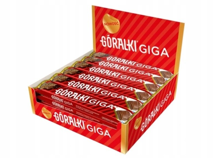 30 x 50 g Góralki Oplatka giga mléčná Karton