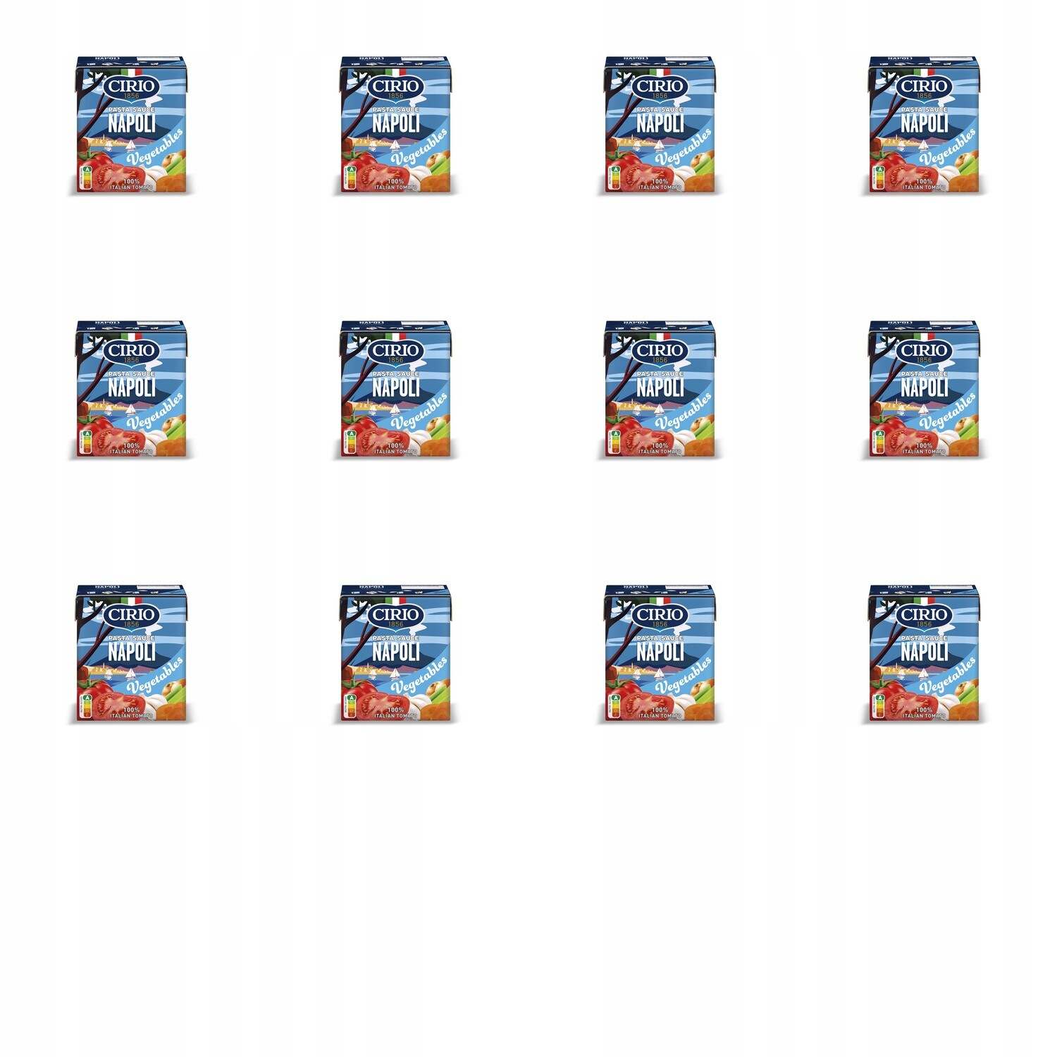 12 x 340 g Cirio omáčka Napoli vegetables Karton