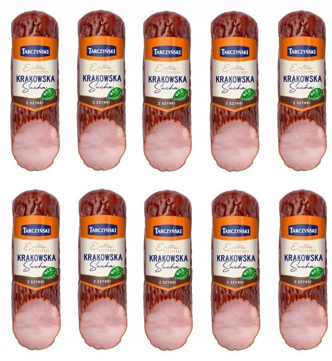 10 x 330 g Tarczyński Krakowska suchá šunka Karton