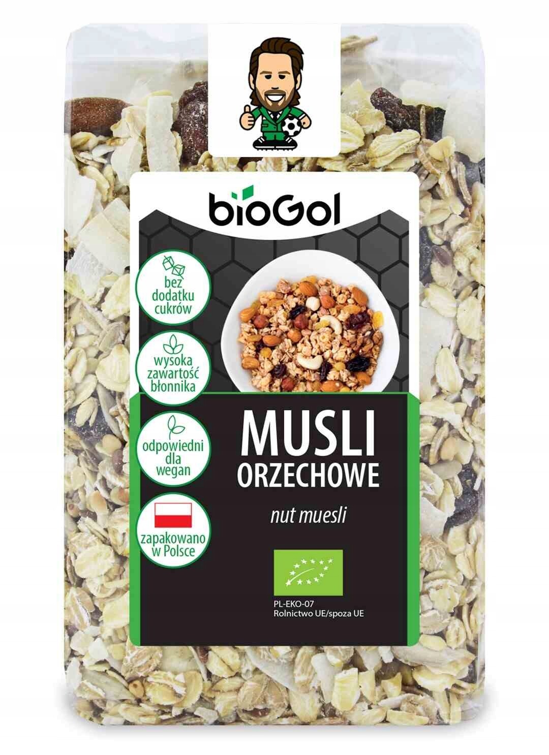 4x Biogol Ořechové müsli Bio 300 g