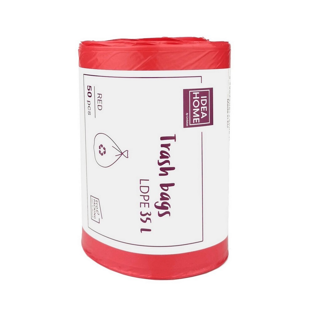 Odpadkové Pytle Pro Segregaci Ldpe 35L Červené 50ks