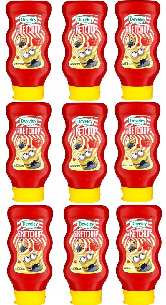 9 x 450 g Develey Kečup Mimoni Svařovací