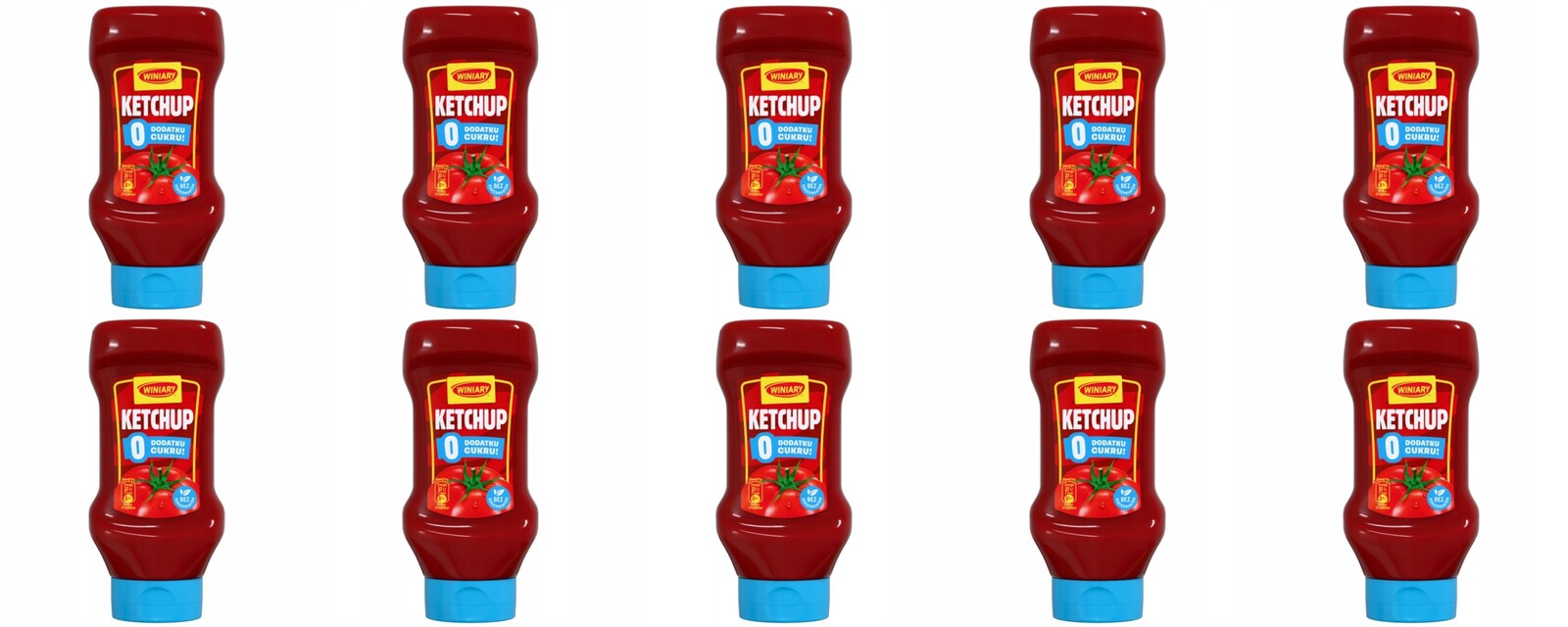 10 x 410 g Winiary Kečup Bez cukru Karton