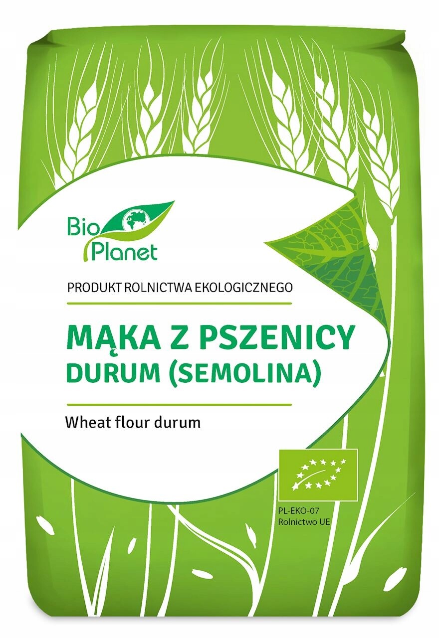 4x Bio Planet Mouka z tvrdé pšenice (krupice) Bio 1 kg