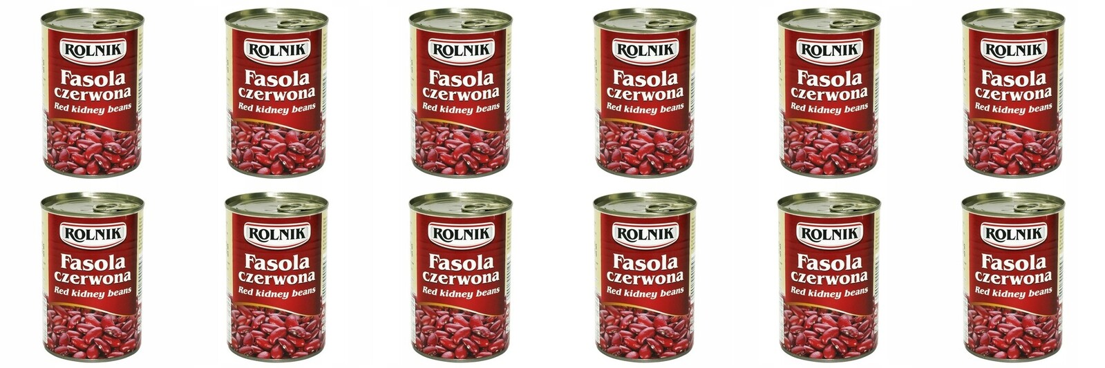 12 x 400 g Rolnik Červené fazole Svařovací
