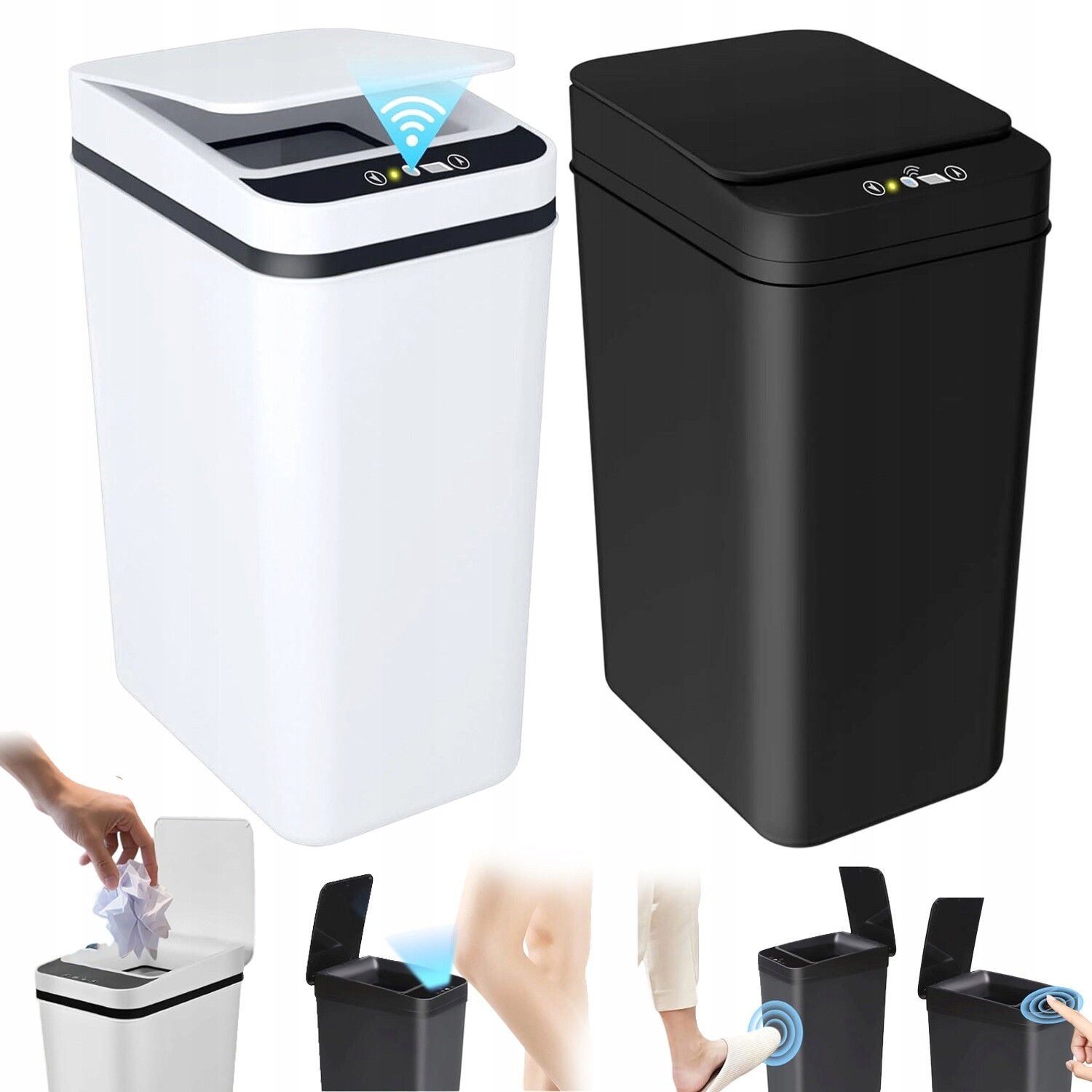 Automatický Odpadkový Koš 12 L Bezdotykový Inteligentní, Voděodolnost IPX5