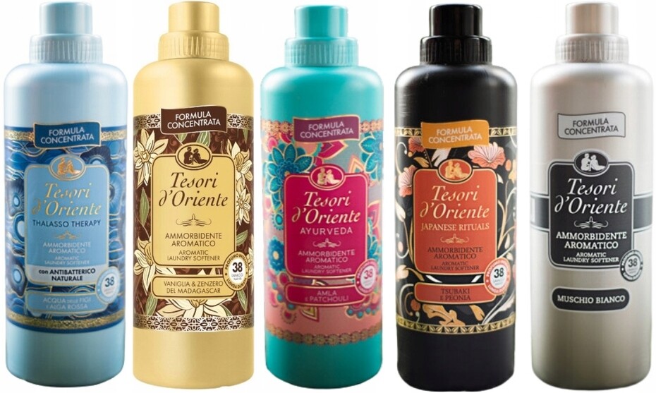 Tesori d'Oriente Sada 5 x italských tekutá aviváž 760 ml Tvajm