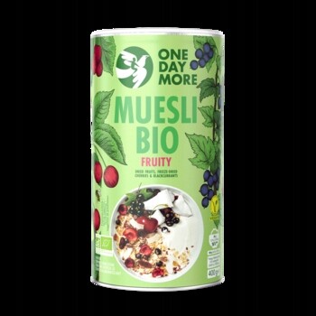 6x 400g One Day More musli Bio ovocné Karton