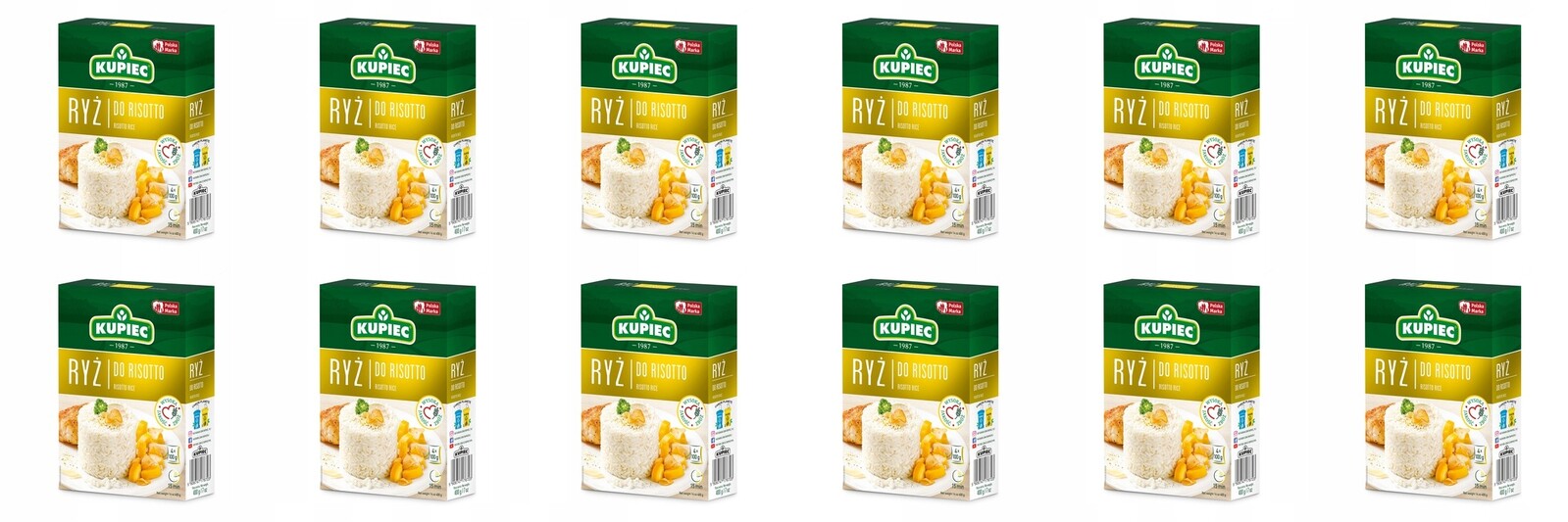 12 x 400 g Kupiec Rýže na rizoto