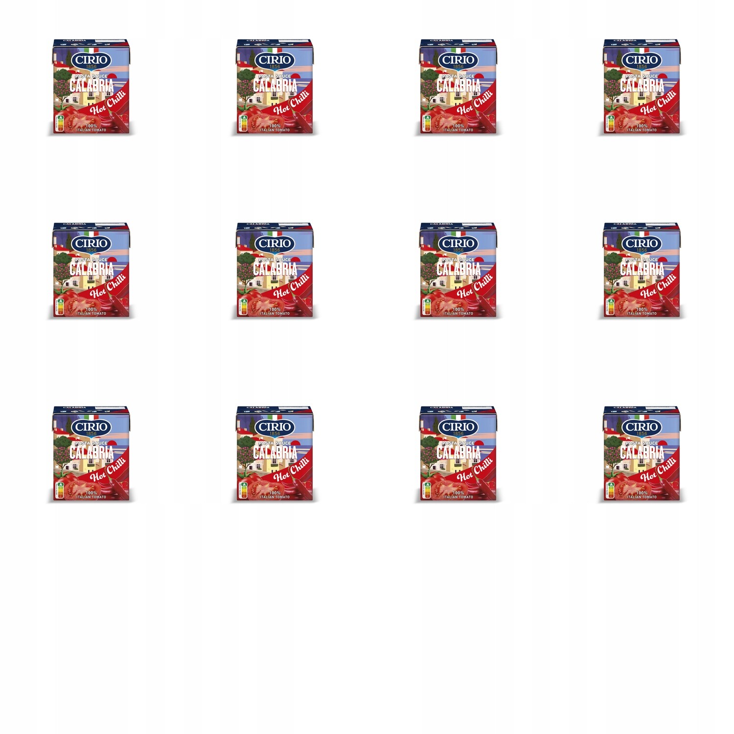 12 x 340 g Cirio omáčka calabria hot chili Karton