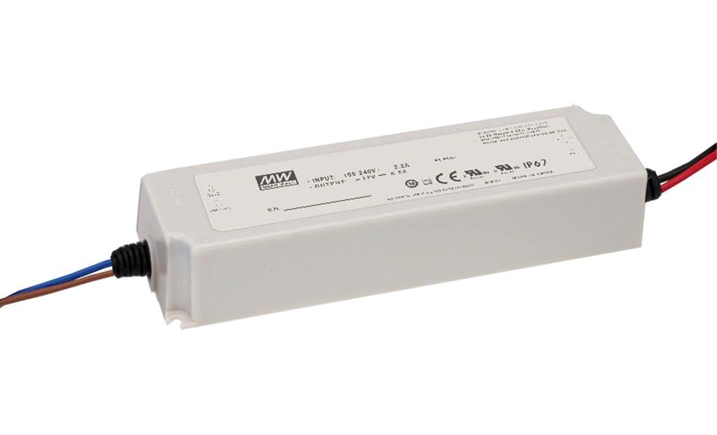 Mean Well Lpv-100-5 Led Driver, Constant Voltage, 60W