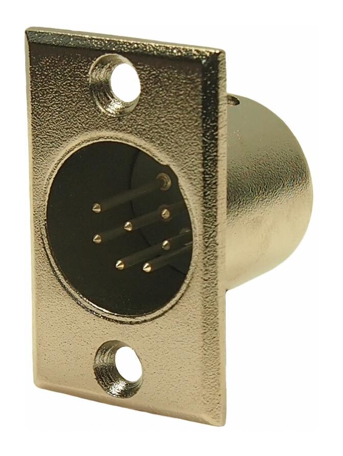 Cliff Electronic Components Fc6185 Xlr Connector, Socket, 7Pos, Panel