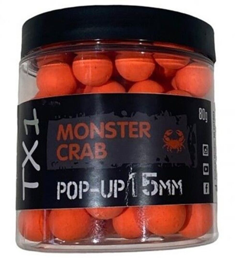 Shimano Boilies TX1 Pop Up Monster Crab Orange - 12mm 50g