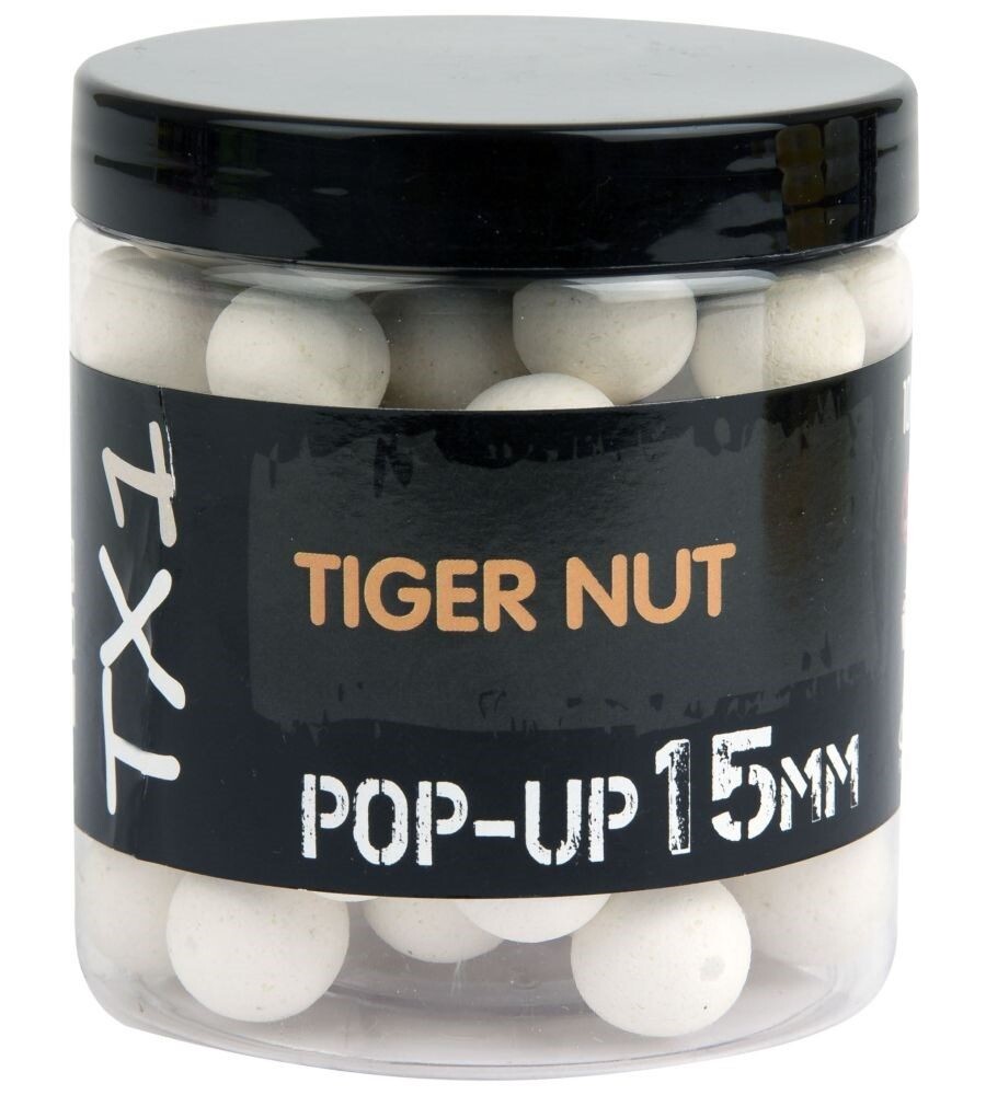 Shimano Boilies TX1 Pop Up Tiger Nut Fluoro White - 12mm  50g