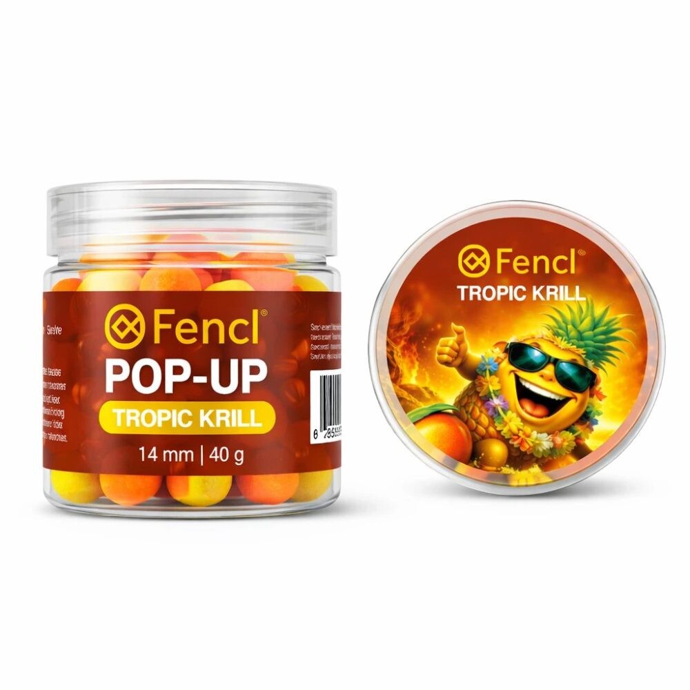 Fencl Boilies Pop Up Tropic Krill - 14mm  40g