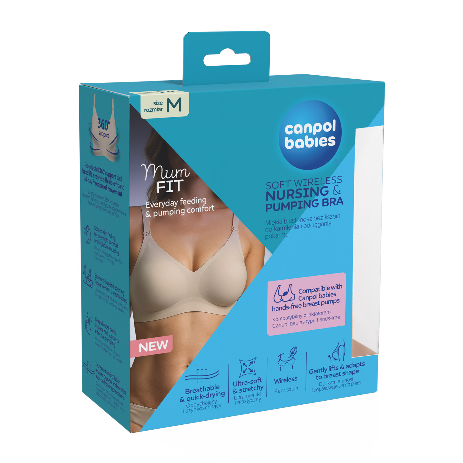 CANPOL BABIES Podprsenka na kojení a odsávání MumFIT M