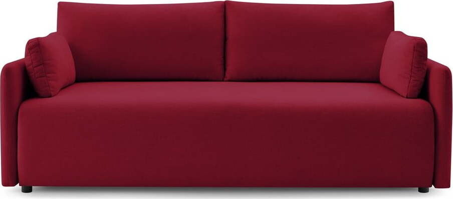 Vínová rozkládací/s úložným prostorem pohovka 211 cm Marcel - II. jakost – Bobochic Paris