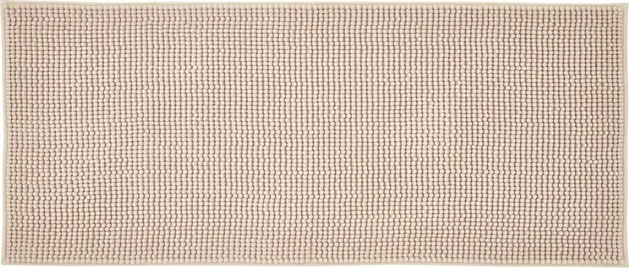 Béžová koupelnová předložka 50x120 cm Bobble – Catherine Lansfield