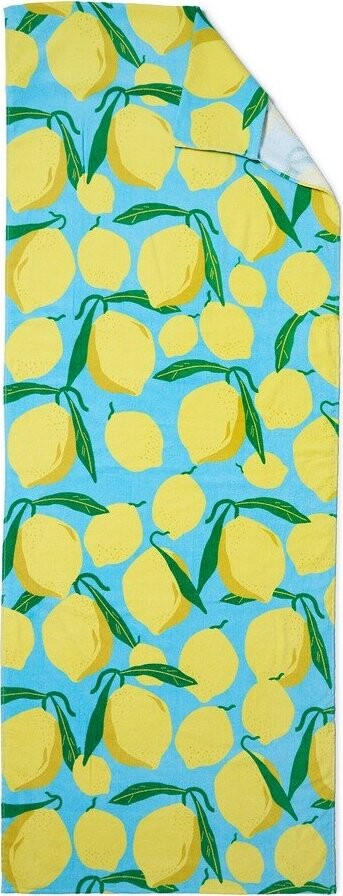 Bavlněná plážová osuška 92x180 cm Lemons Lounger – Catherine Lansfield