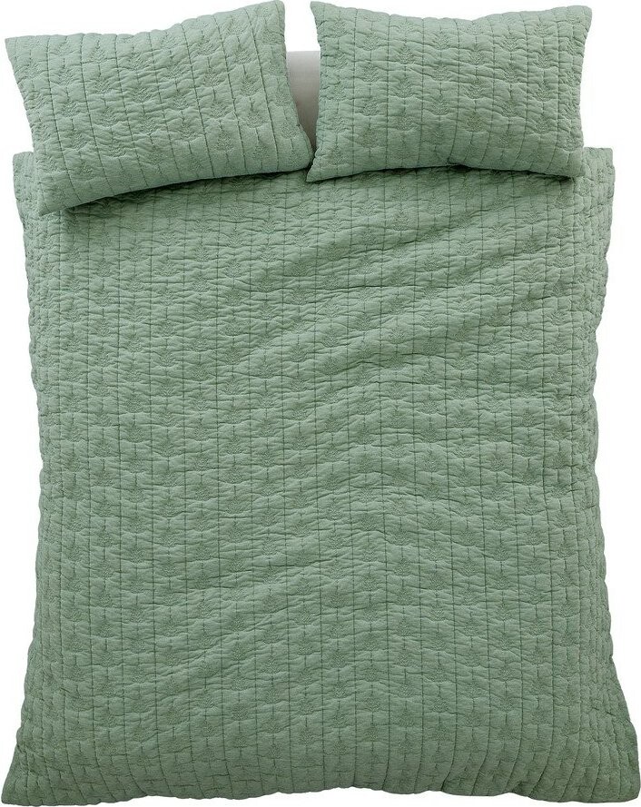 Zelené 3dílné povlečení na dvoulůžko 200x200 cm Tamba Leaf – Pineapple Elephant