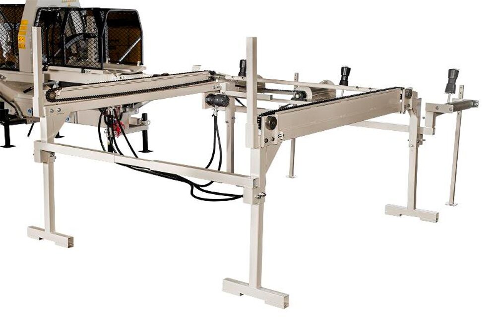 Podávací stůl s posuvem k řadám LUMAG SSA 400 a SSA 500