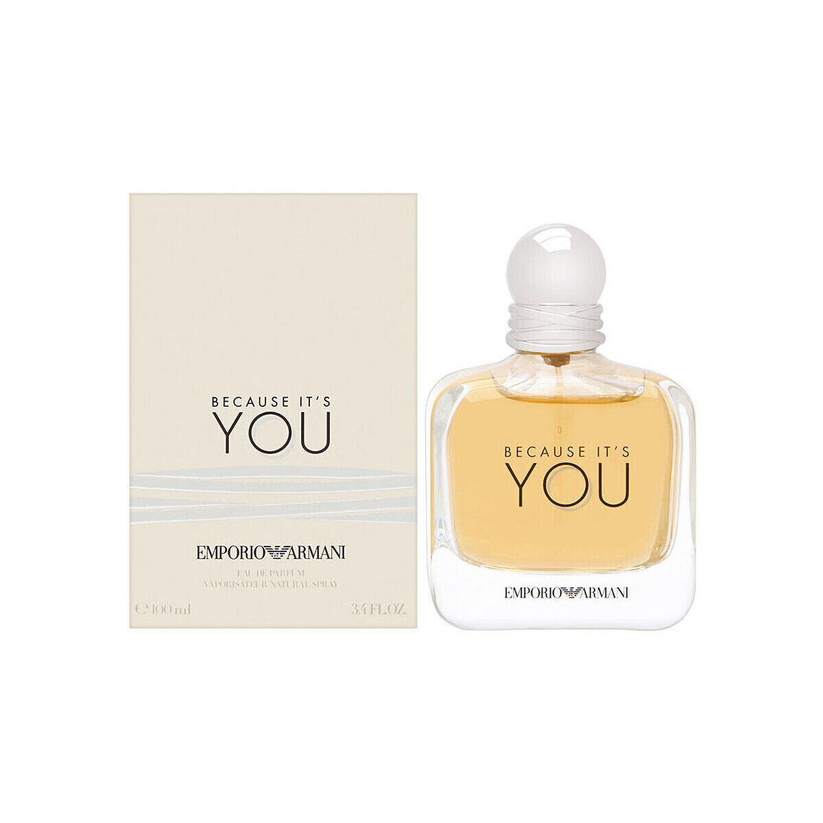 Emporio Armani  Because It's You - Parfém - 100ml - Sprej  ruznobarevne