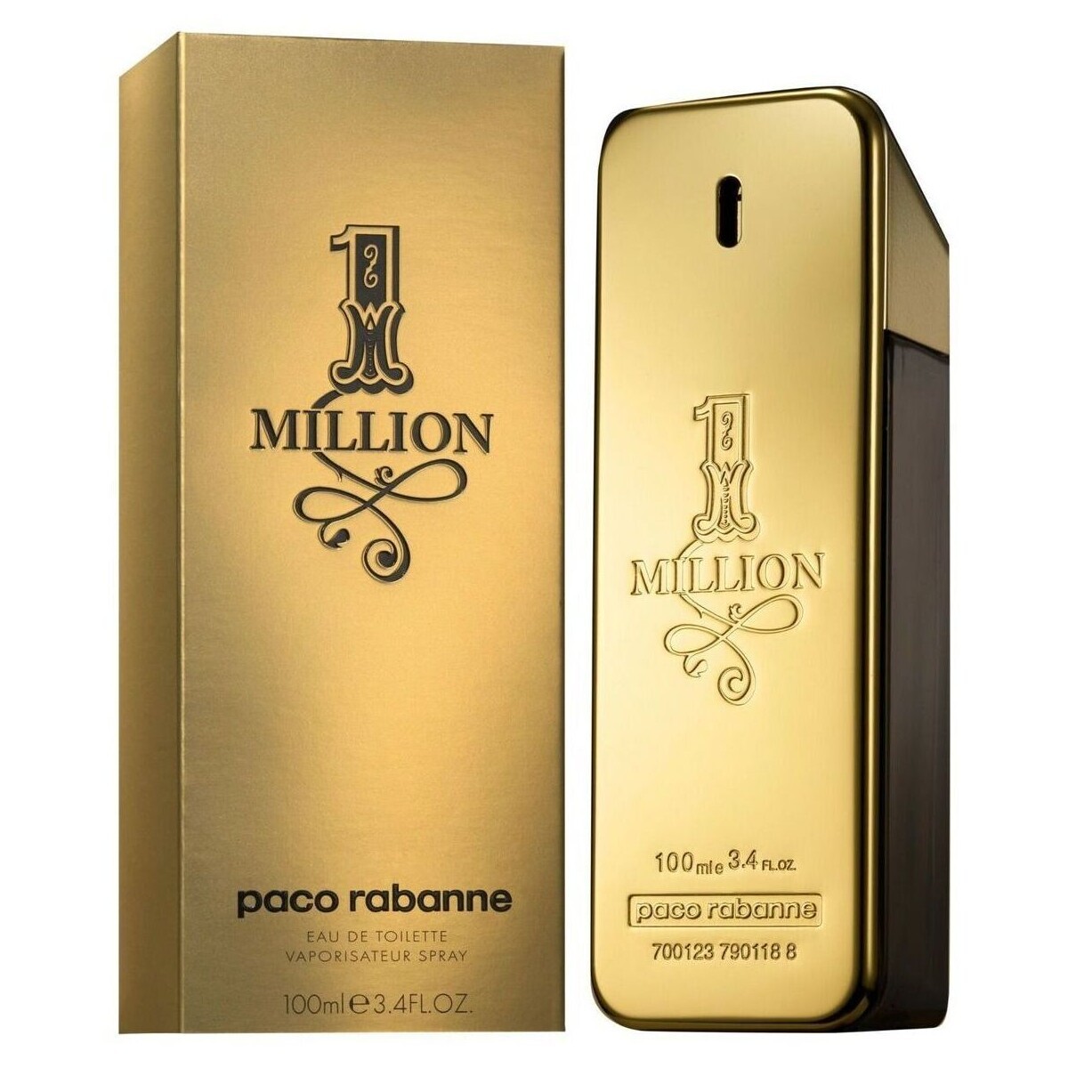 Paco Rabanne  One Million - Kolínská voda - 100ml - Sprej  ruznobarevne