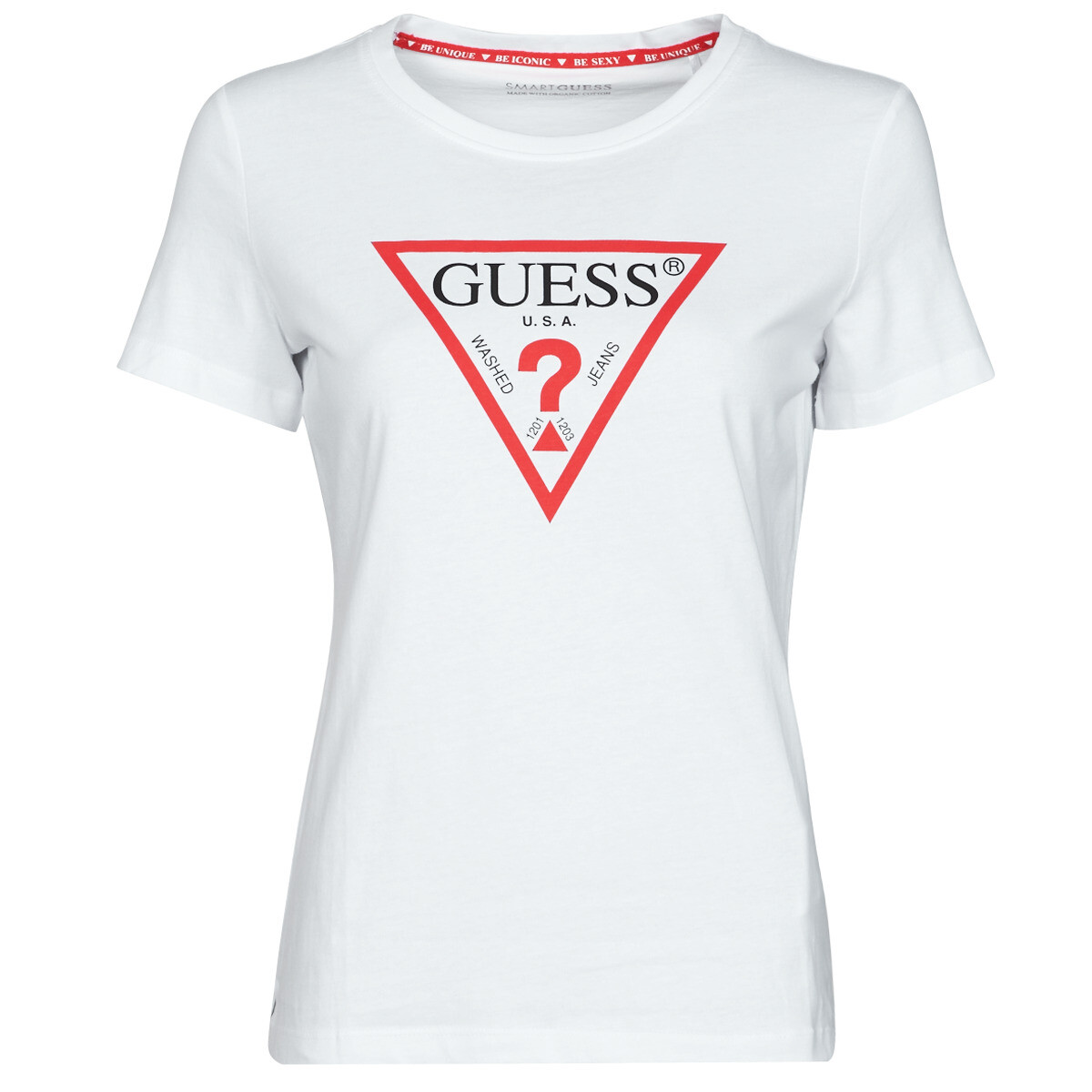 Guess  SS CN ORIGINAL TEE  Bílá