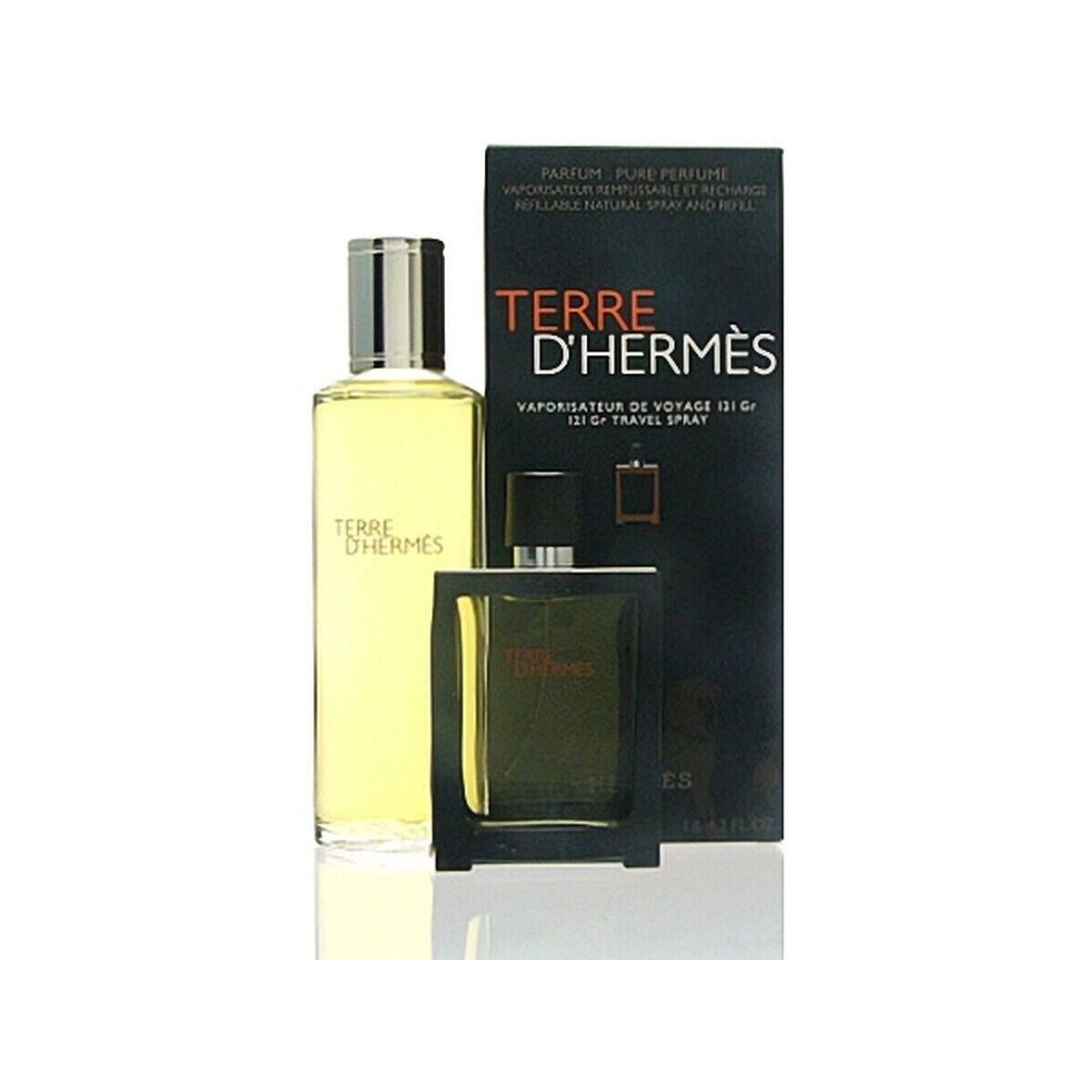 Hermès Paris  Set Terre de  - Parfém - 30ml + 125ml  recarga  ruznobarevne