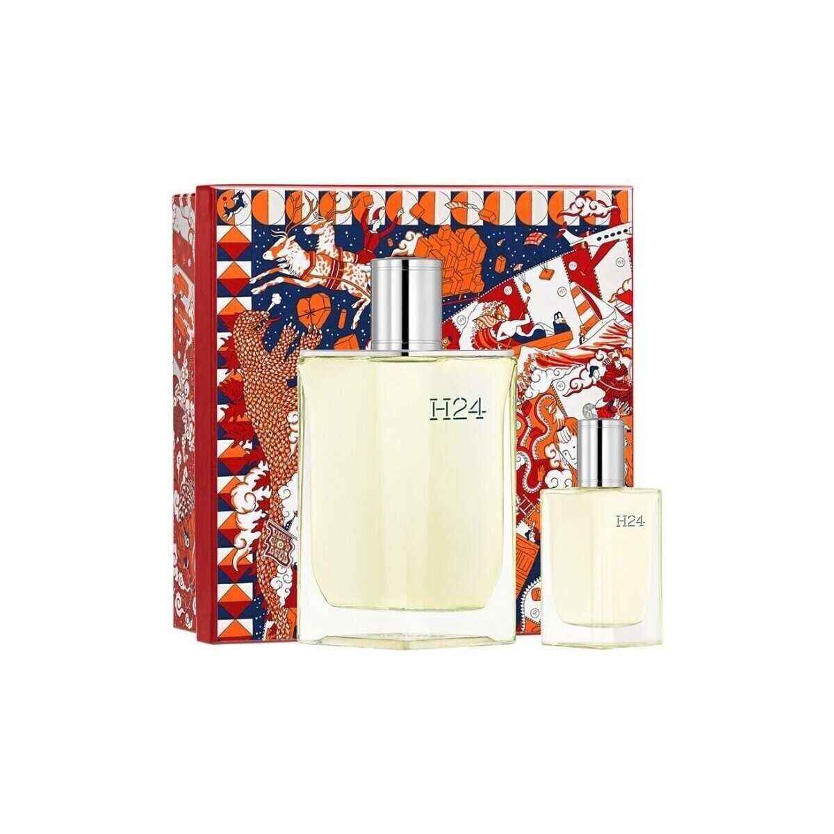Hermès Paris  Set H24 - Kolínská voda -100ml + Mini 12.5ml  ruznobarevne