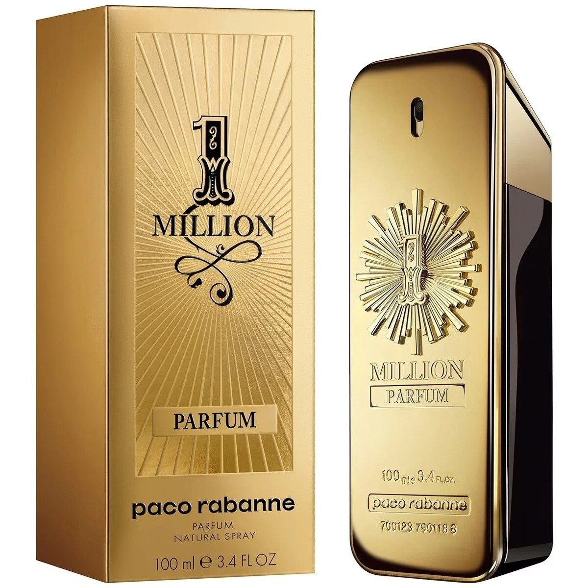 Paco Rabanne  1 million -Parfém - 100ml - Sprej  ruznobarevne