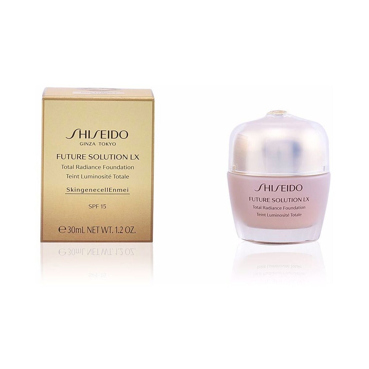 Shiseido  Future Solution LX Total Radiance Foundation -Golden 3 - 30ml  ruznobarevne
