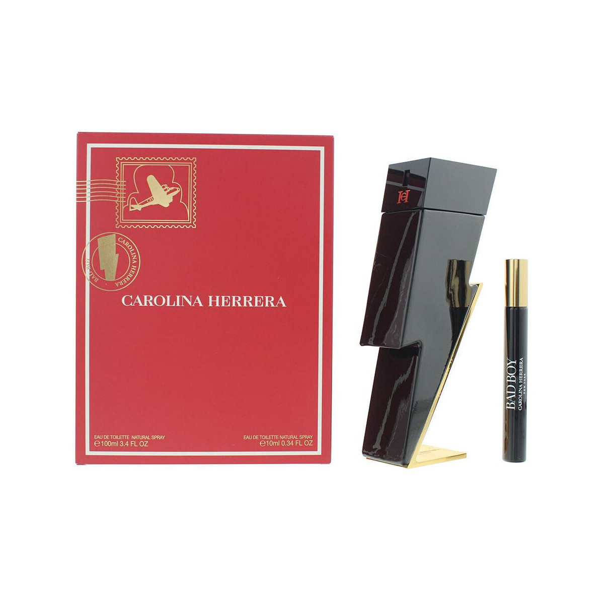 Carolina Herrera  Set Bad Boy - Kolínská voda - 100ml + Mini 10ml  ruznobarevne