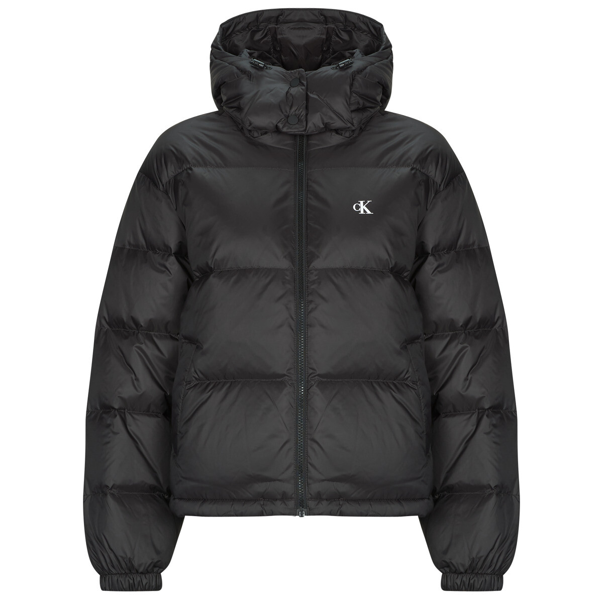 Calvin Klein Jeans  ESSENTIAL MIDWEIGHT PUFFER JACKE  Černá