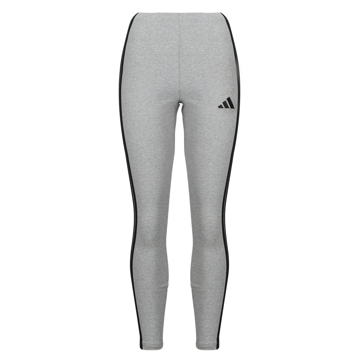 adidas  Essentials 3-Stripes Cotton Leggings  Šedá