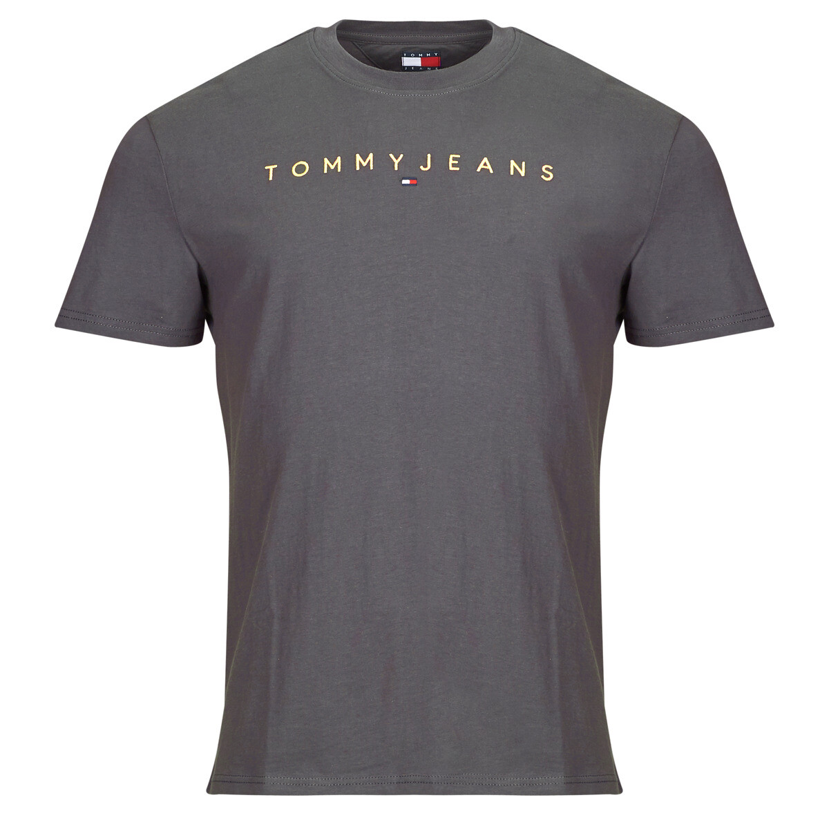 Tommy Jeans  TJM REG LINEAR LOGO TEE EXT  Šedá