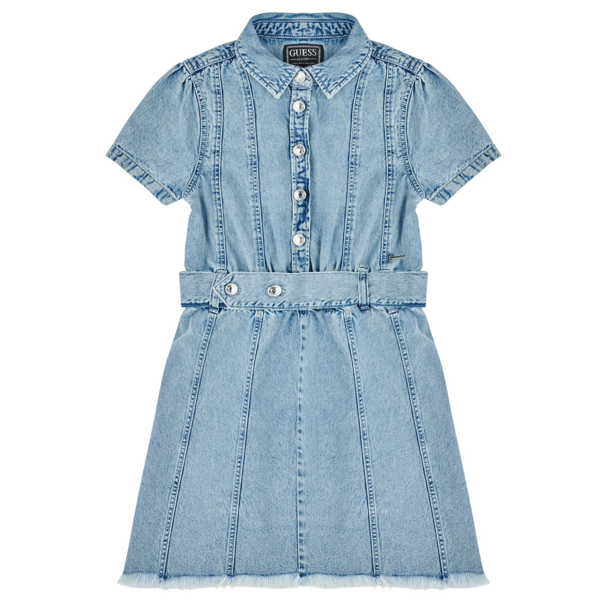 Guess  COTTON LIGHT DENIM  Modrá