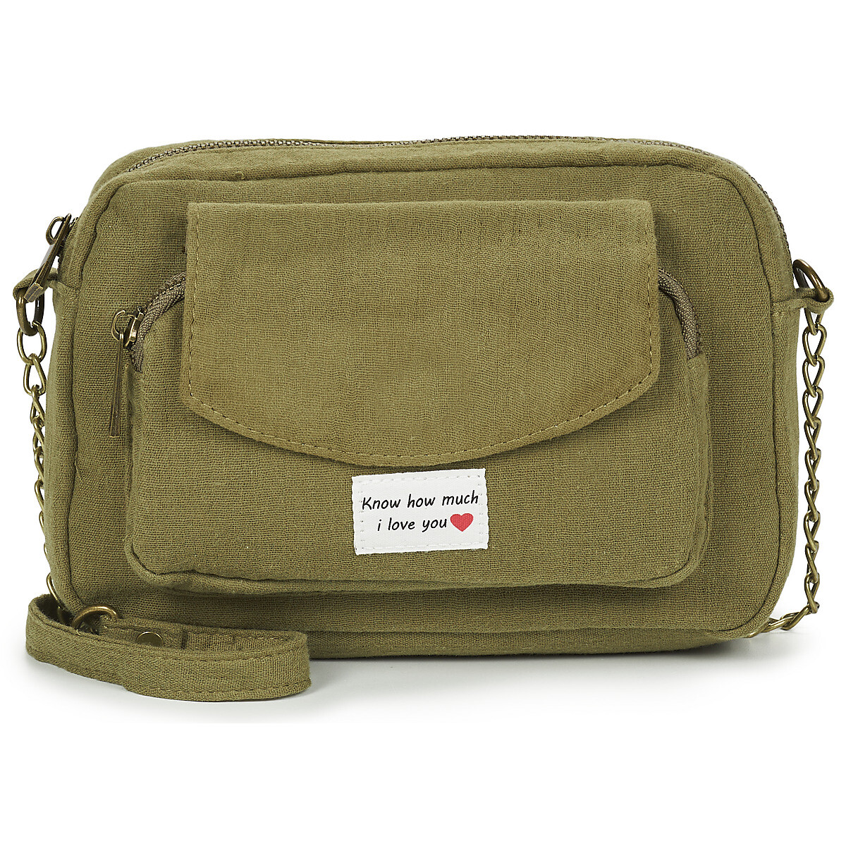 Pieces  PCBROOKE CROSS BODY  Khaki