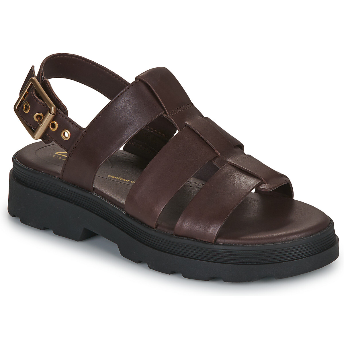 Clarks  Orinoco3 Strap  Hnědá