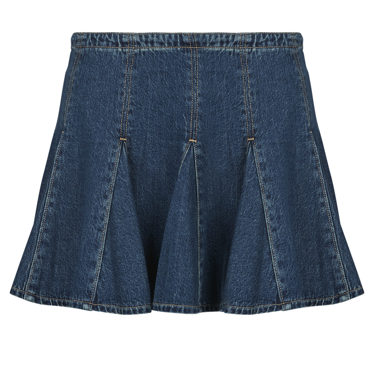 Levis  GODET MINI SKIRT  Modrá