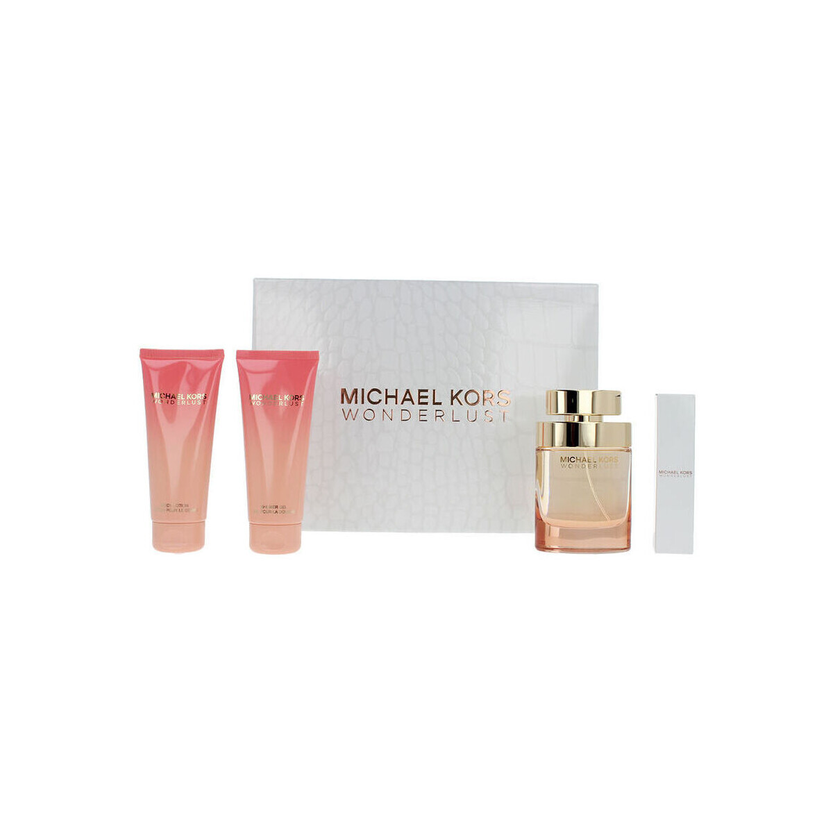 MICHAEL Michael Kors  Set Wonderlust Parfém 100ml+BL 100ml+SG100ml+Mini 10ml  ruznobarevne