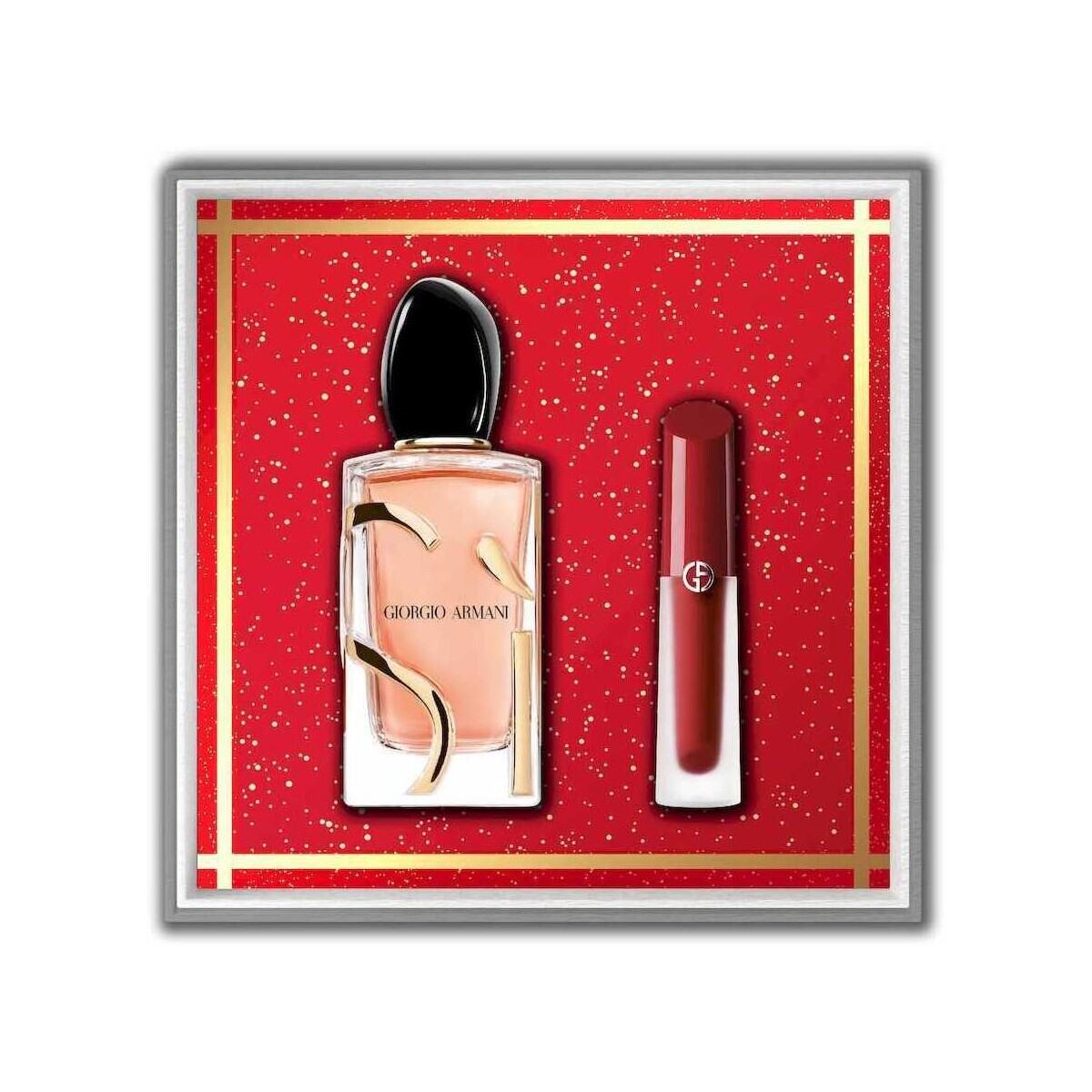 Emporio Armani  Set Si Intense 100ml+ Lip Satin 12  ruznobarevne