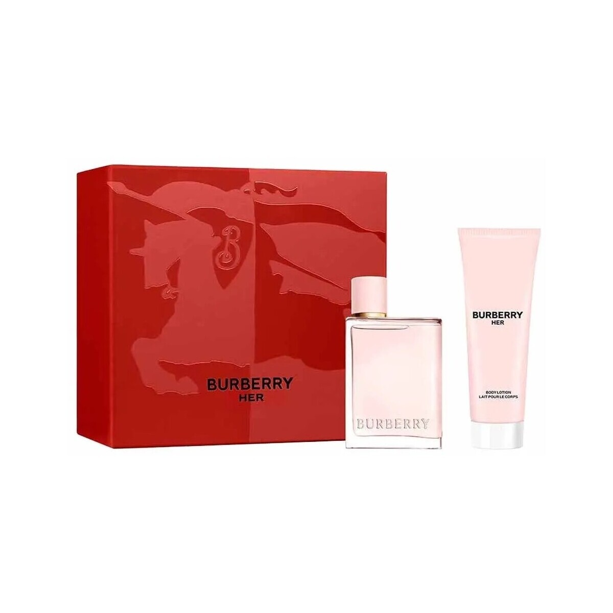 Burberry  Set Buberry Her 50ml - Parfém - B.locion 75ml  ruznobarevne
