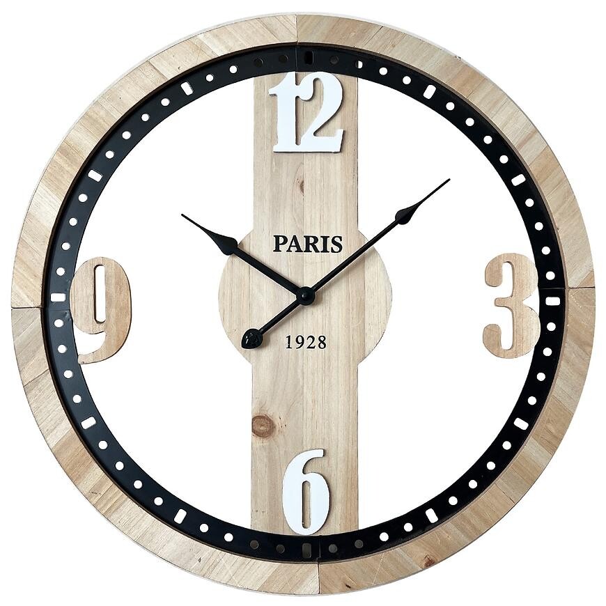 Nástěnné hodiny fi 50cm 3XYDA25017