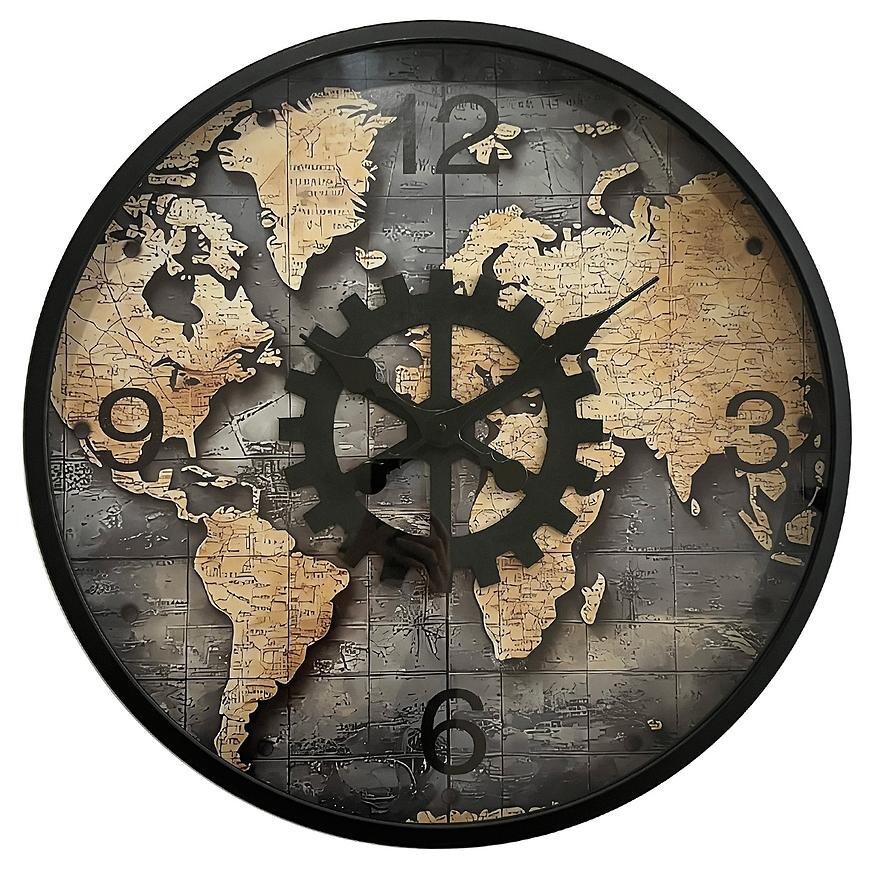 Nástěnné hodiny fi 55cm 3XYDA24165