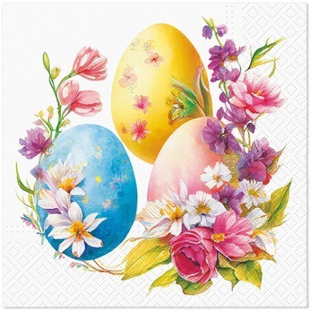 PAW Velikonoční ubrousky PAW Dekor L - Egg Bouquet - SDL146700