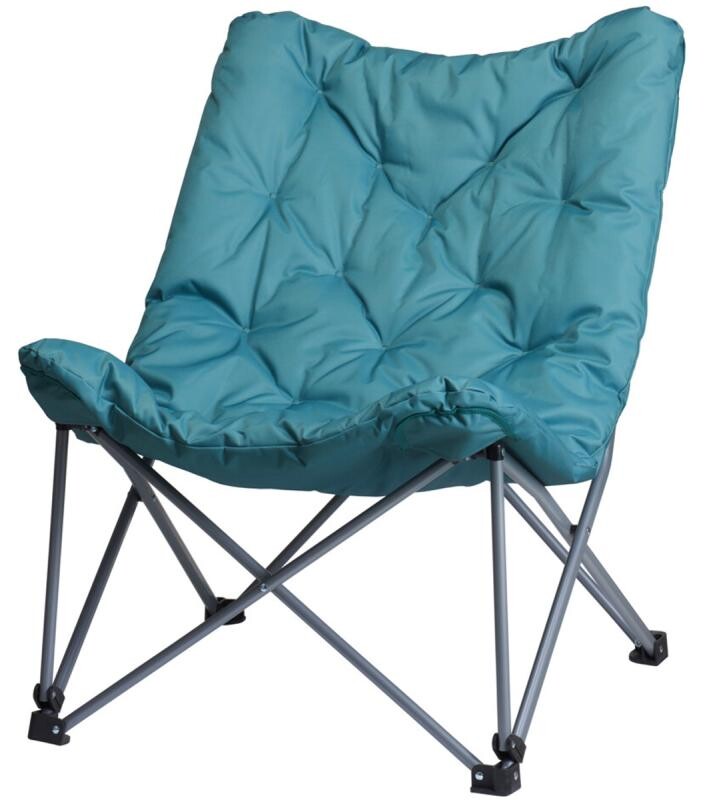 Redcliffs Skládací židle s polstrováním modrá